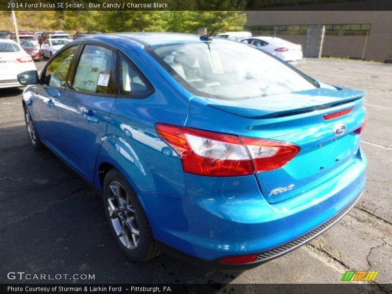 Blue Candy / Charcoal Black 2014 Ford Focus SE Sedan