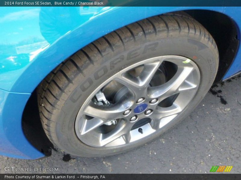 Blue Candy / Charcoal Black 2014 Ford Focus SE Sedan