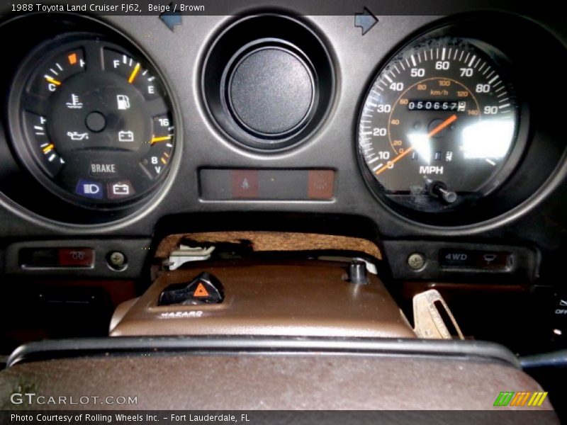  1988 Land Cruiser FJ62 FJ62 Gauges