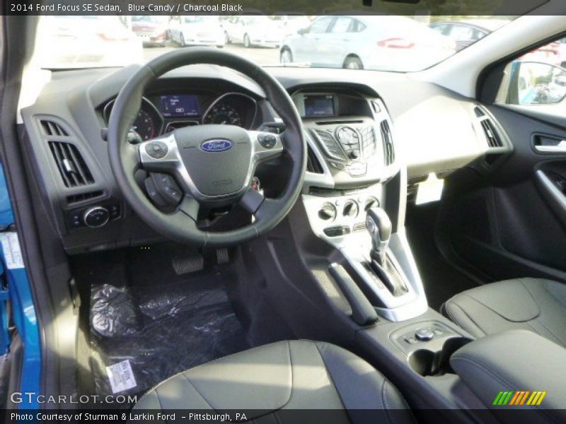 Blue Candy / Charcoal Black 2014 Ford Focus SE Sedan