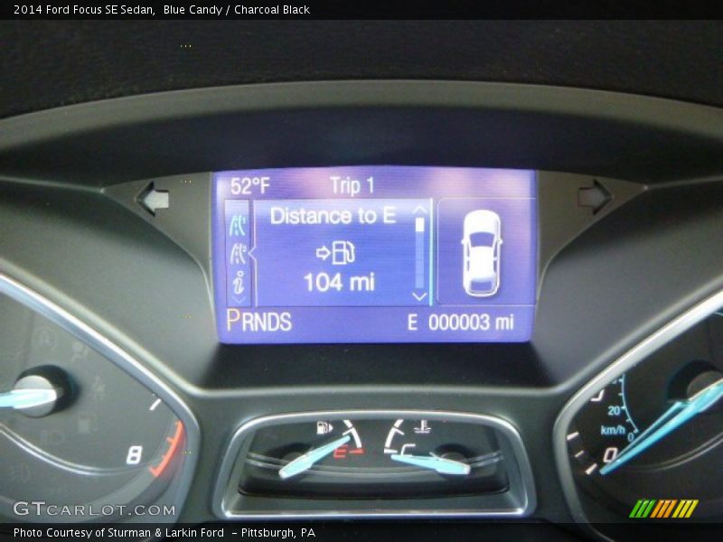 Blue Candy / Charcoal Black 2014 Ford Focus SE Sedan