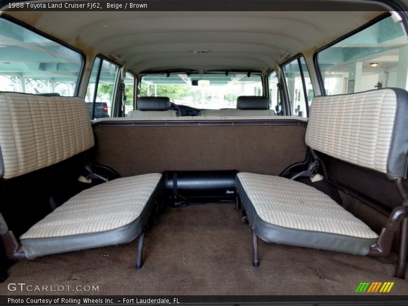 Rear Seat of 1988 Land Cruiser FJ62