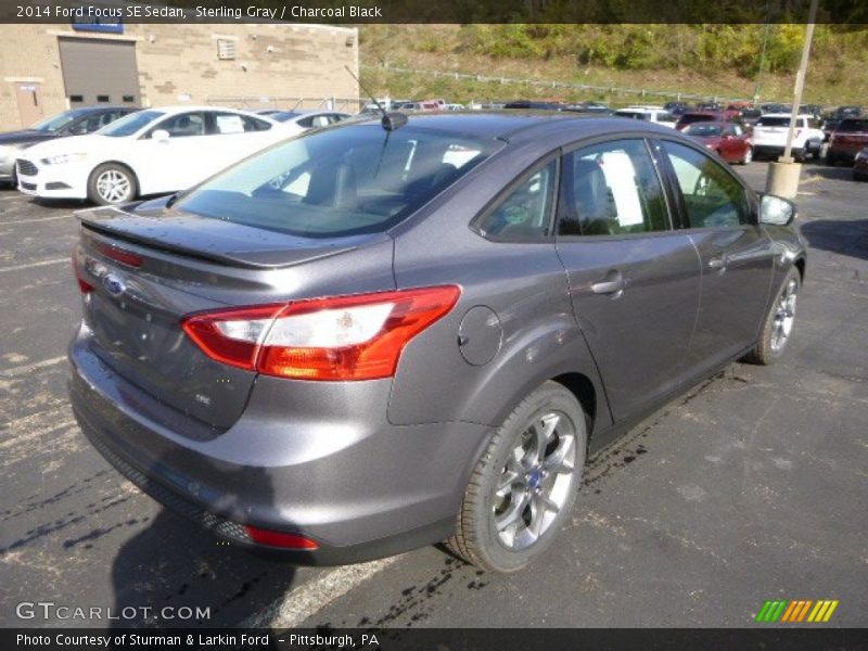 Sterling Gray / Charcoal Black 2014 Ford Focus SE Sedan