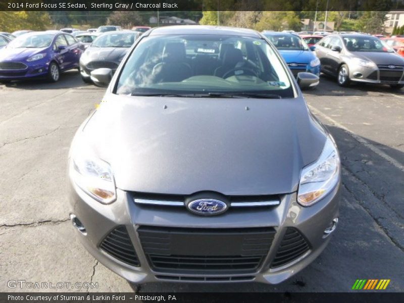 Sterling Gray / Charcoal Black 2014 Ford Focus SE Sedan