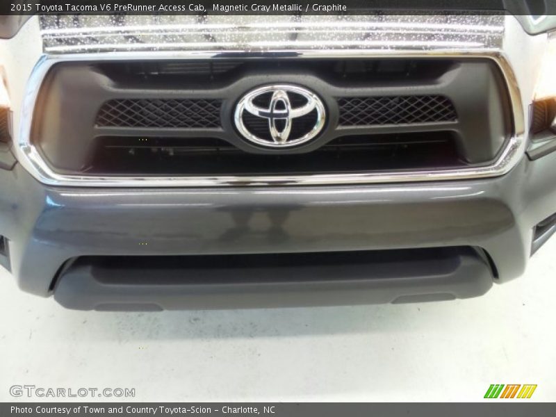 Magnetic Gray Metallic / Graphite 2015 Toyota Tacoma V6 PreRunner Access Cab