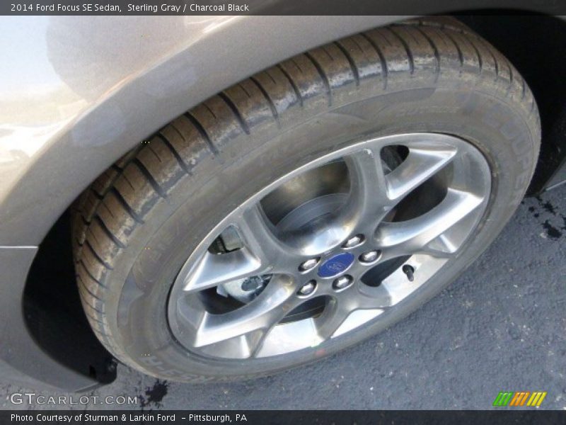 Sterling Gray / Charcoal Black 2014 Ford Focus SE Sedan