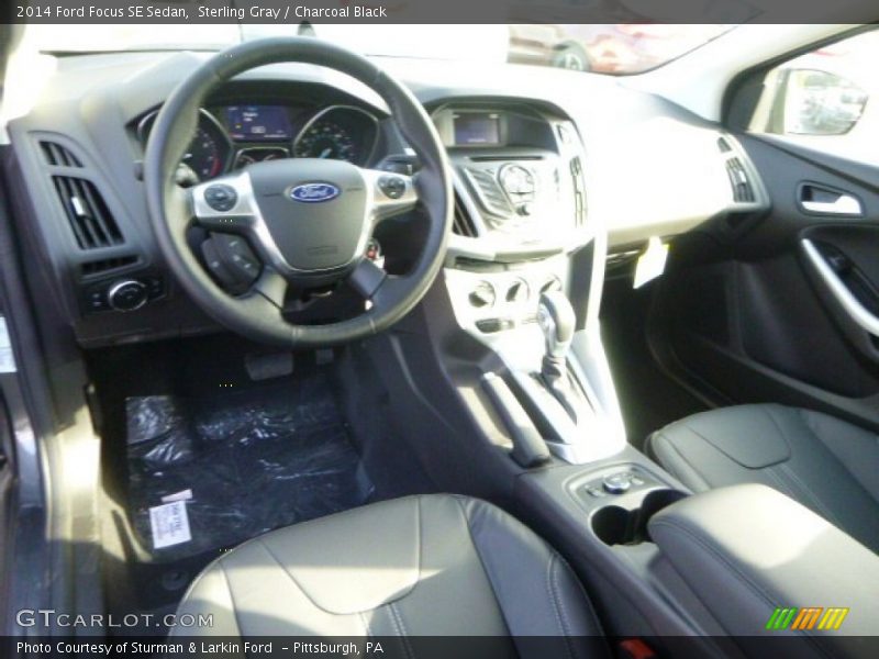 Sterling Gray / Charcoal Black 2014 Ford Focus SE Sedan