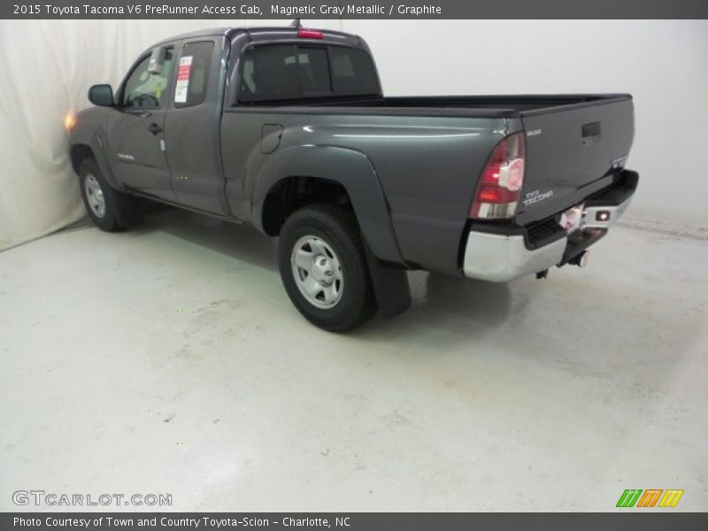 Magnetic Gray Metallic / Graphite 2015 Toyota Tacoma V6 PreRunner Access Cab