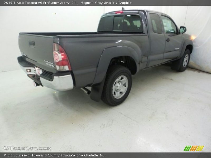 Magnetic Gray Metallic / Graphite 2015 Toyota Tacoma V6 PreRunner Access Cab