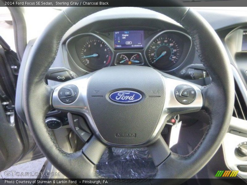 Sterling Gray / Charcoal Black 2014 Ford Focus SE Sedan