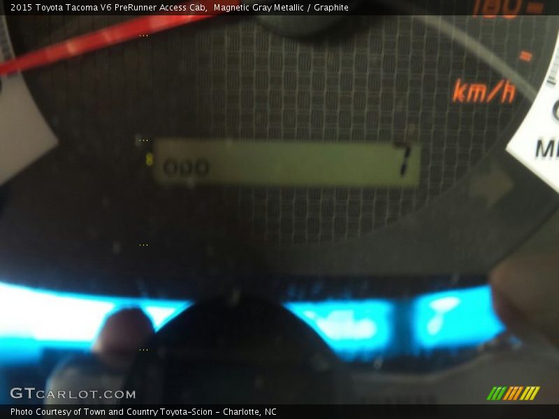 Magnetic Gray Metallic / Graphite 2015 Toyota Tacoma V6 PreRunner Access Cab