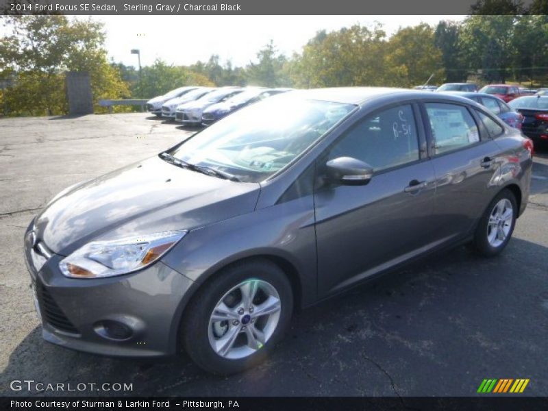 Sterling Gray / Charcoal Black 2014 Ford Focus SE Sedan