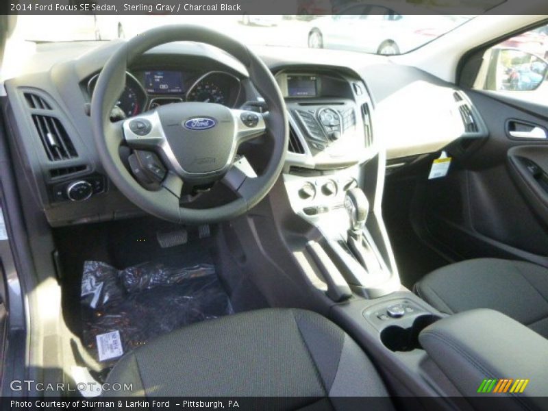 Sterling Gray / Charcoal Black 2014 Ford Focus SE Sedan