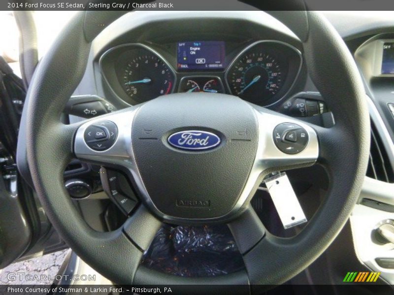 Sterling Gray / Charcoal Black 2014 Ford Focus SE Sedan