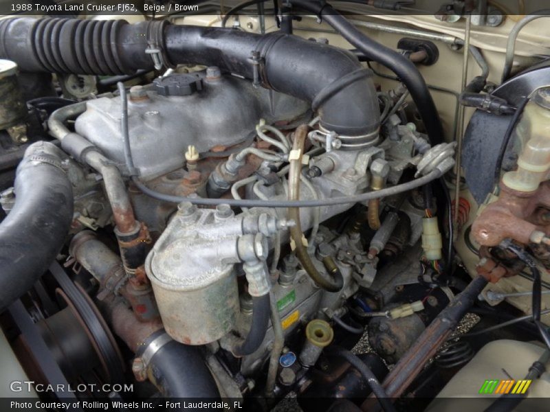  1988 Land Cruiser FJ62 Engine - 3.4 Liter OHV 8-Valve 4 Cylinder Diesel
