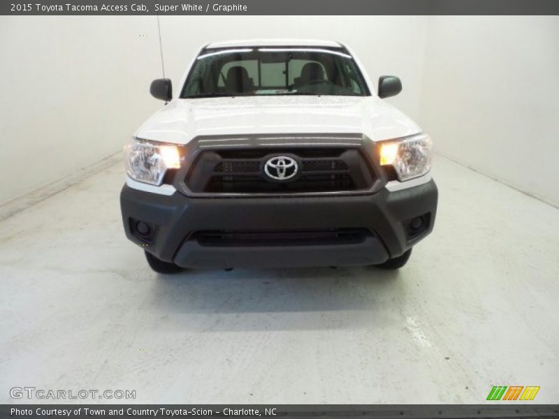 Super White / Graphite 2015 Toyota Tacoma Access Cab