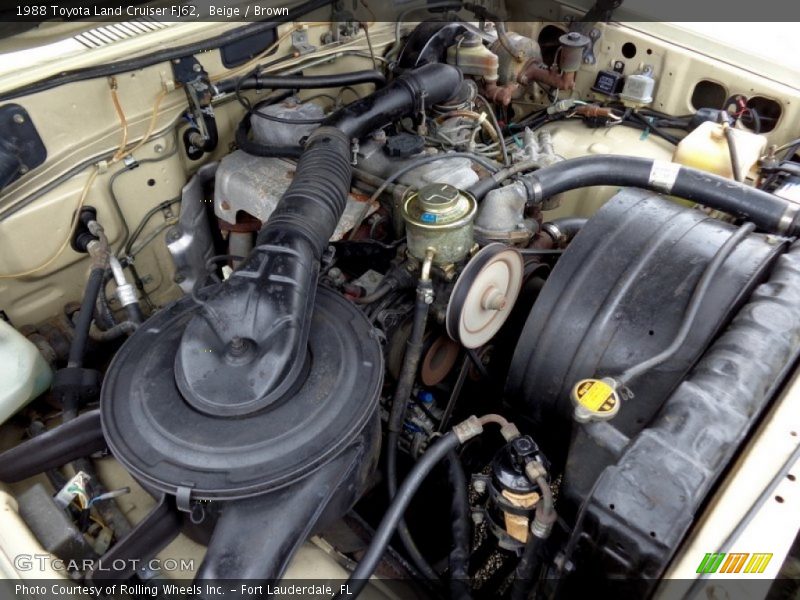 Beige / Brown 1988 Toyota Land Cruiser FJ62