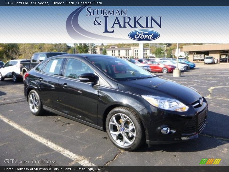 Tuxedo Black / Charcoal Black 2014 Ford Focus SE Sedan