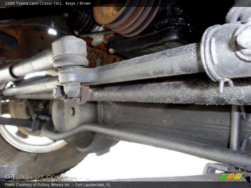 Undercarriage of 1988 Land Cruiser FJ62