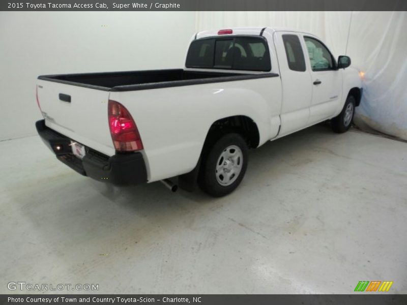 Super White / Graphite 2015 Toyota Tacoma Access Cab