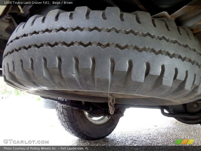 Beige / Brown 1988 Toyota Land Cruiser FJ62