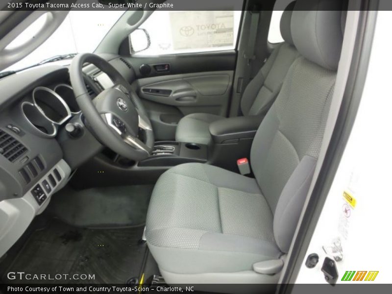 Super White / Graphite 2015 Toyota Tacoma Access Cab