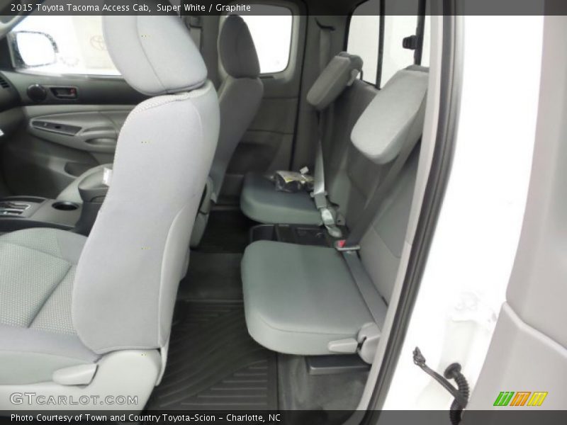 Super White / Graphite 2015 Toyota Tacoma Access Cab