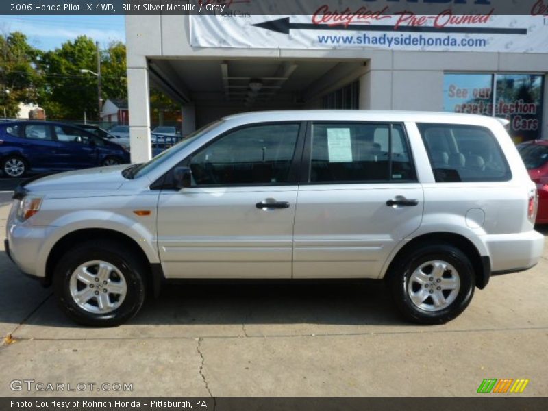 Billet Silver Metallic / Gray 2006 Honda Pilot LX 4WD