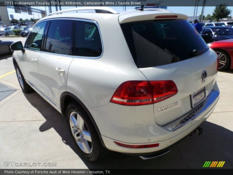 Campanella White / Saddle Brown 2011 Volkswagen Touareg TDI Lux 4XMotion