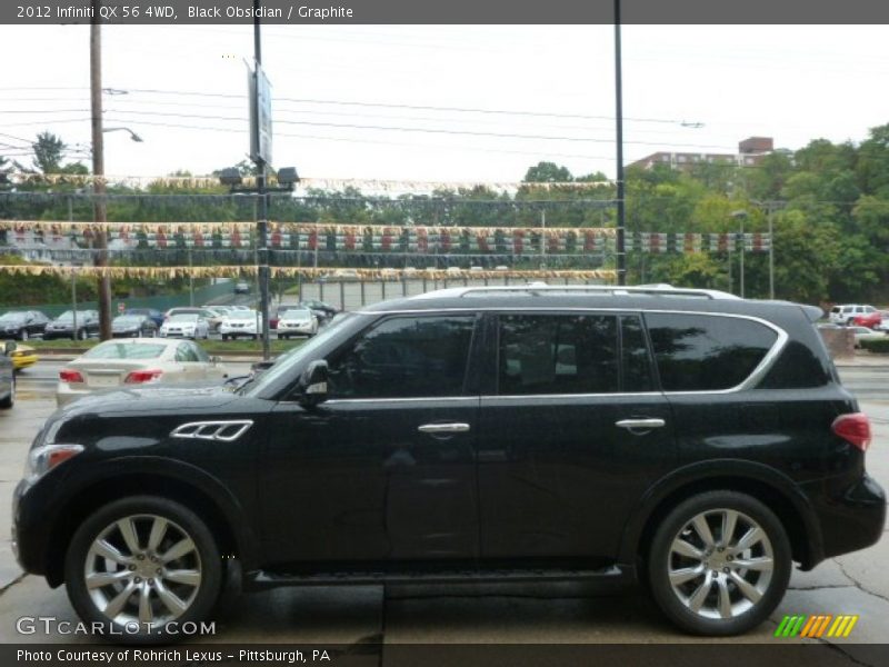 Black Obsidian / Graphite 2012 Infiniti QX 56 4WD