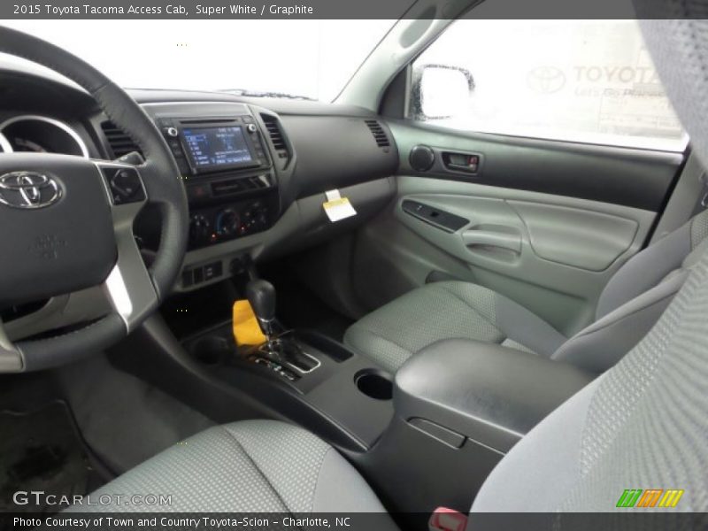 Super White / Graphite 2015 Toyota Tacoma Access Cab