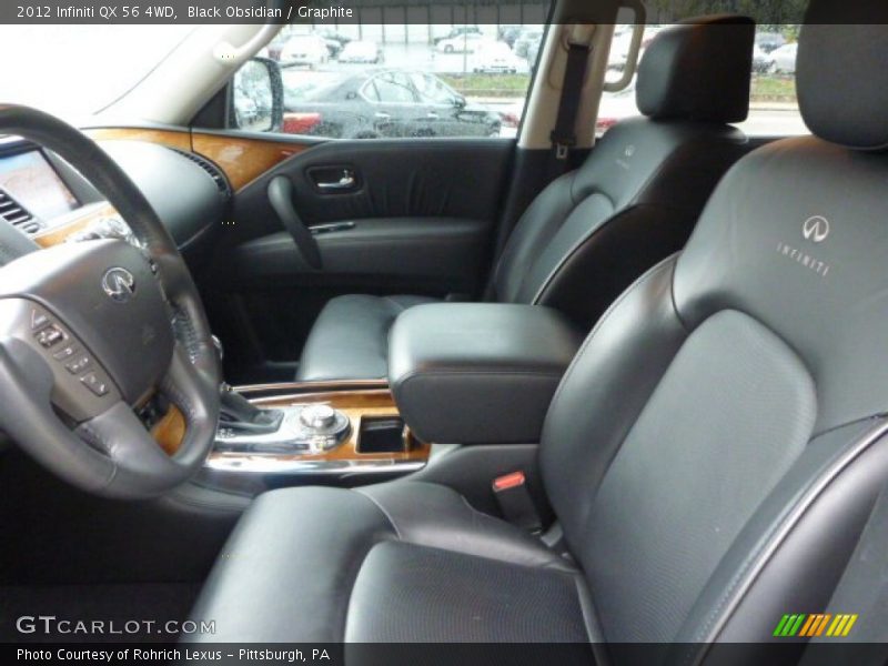 Black Obsidian / Graphite 2012 Infiniti QX 56 4WD