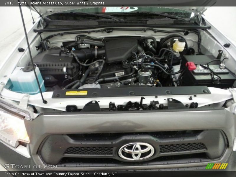 Super White / Graphite 2015 Toyota Tacoma Access Cab