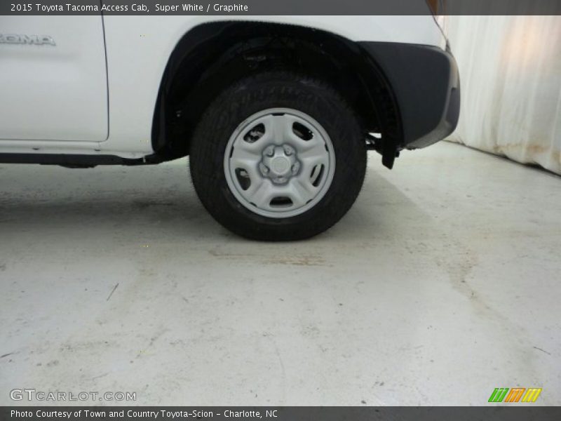 Super White / Graphite 2015 Toyota Tacoma Access Cab