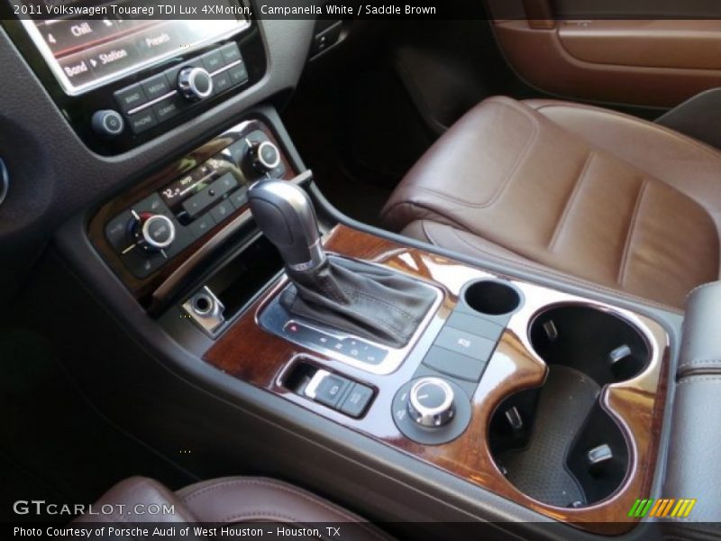 Campanella White / Saddle Brown 2011 Volkswagen Touareg TDI Lux 4XMotion