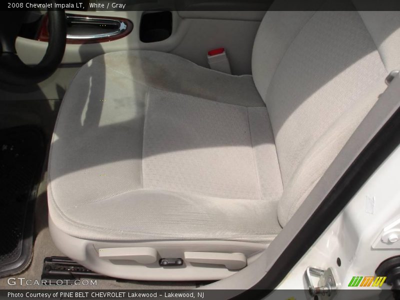White / Gray 2008 Chevrolet Impala LT