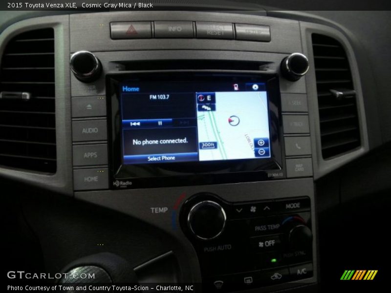 Cosmic Gray Mica / Black 2015 Toyota Venza XLE