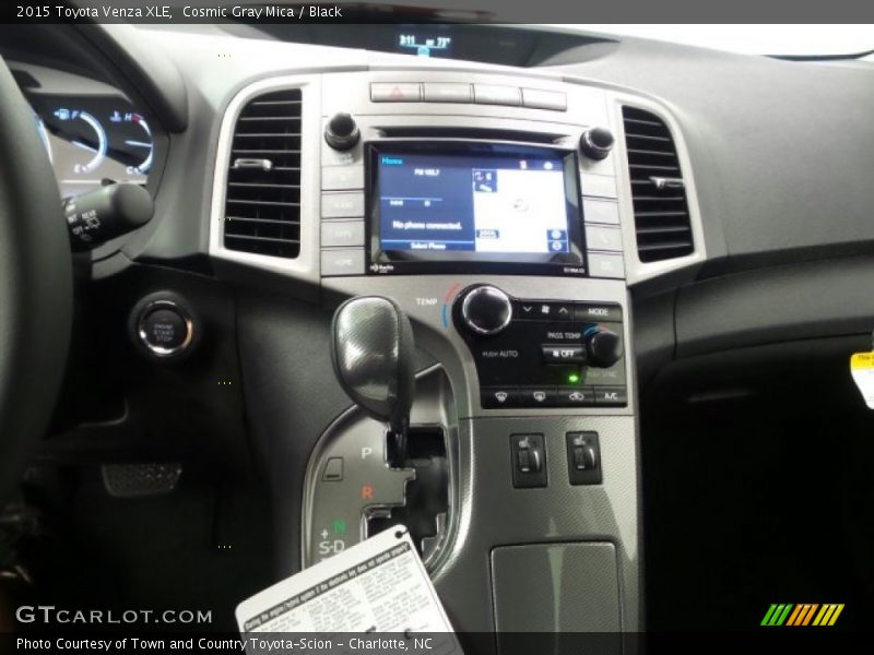 Controls of 2015 Venza XLE