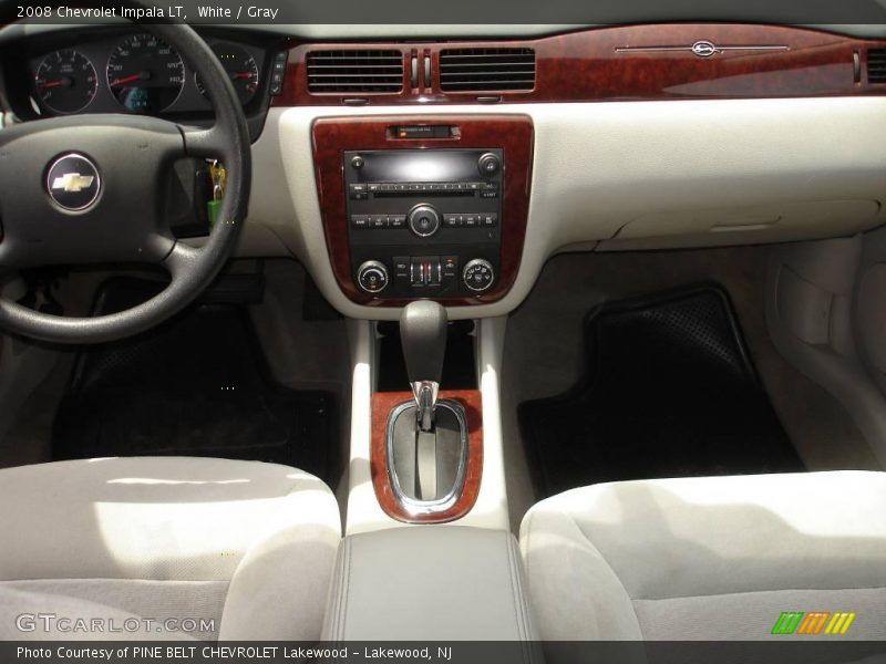 White / Gray 2008 Chevrolet Impala LT