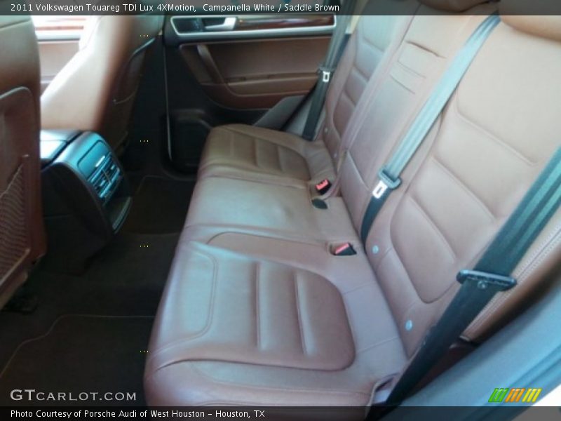 Campanella White / Saddle Brown 2011 Volkswagen Touareg TDI Lux 4XMotion