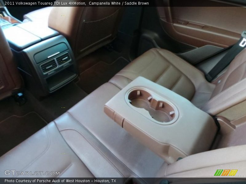 Campanella White / Saddle Brown 2011 Volkswagen Touareg TDI Lux 4XMotion