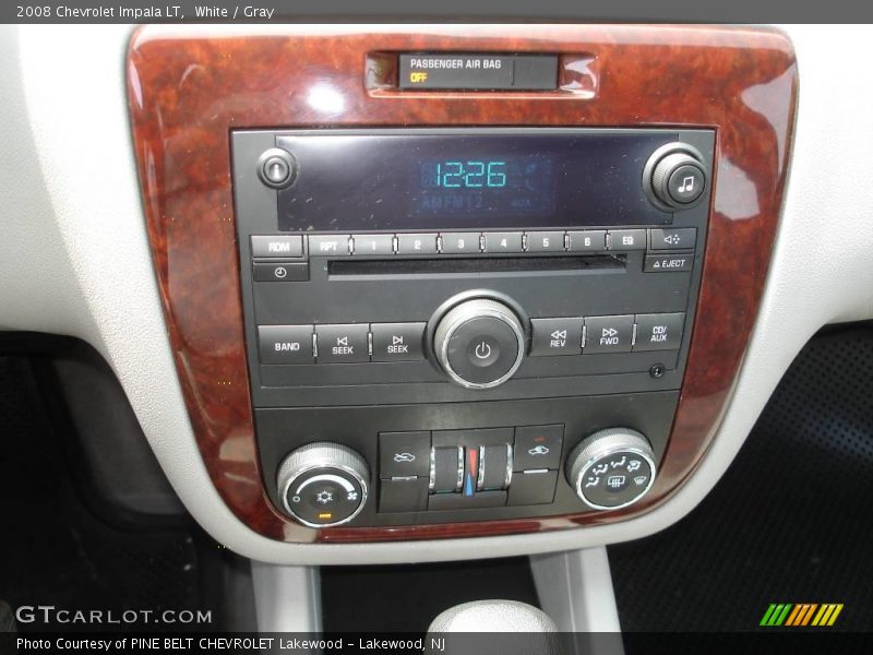 White / Gray 2008 Chevrolet Impala LT