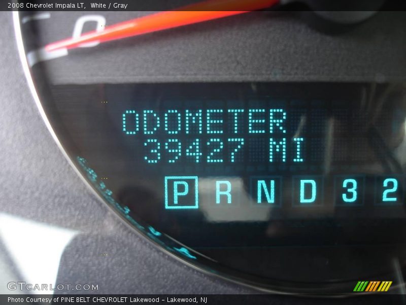 White / Gray 2008 Chevrolet Impala LT