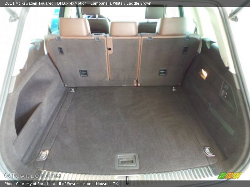 Campanella White / Saddle Brown 2011 Volkswagen Touareg TDI Lux 4XMotion