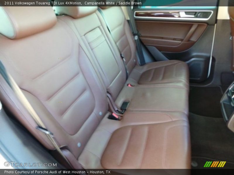 Campanella White / Saddle Brown 2011 Volkswagen Touareg TDI Lux 4XMotion