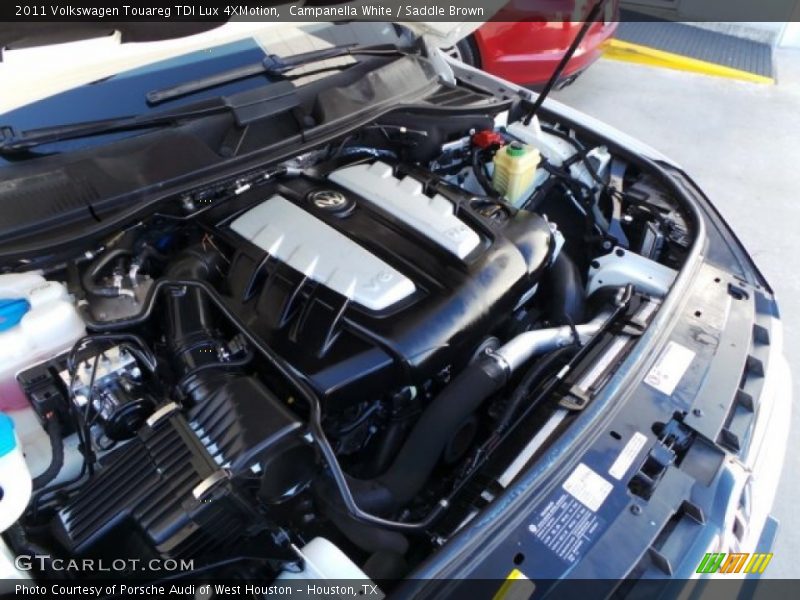 Campanella White / Saddle Brown 2011 Volkswagen Touareg TDI Lux 4XMotion