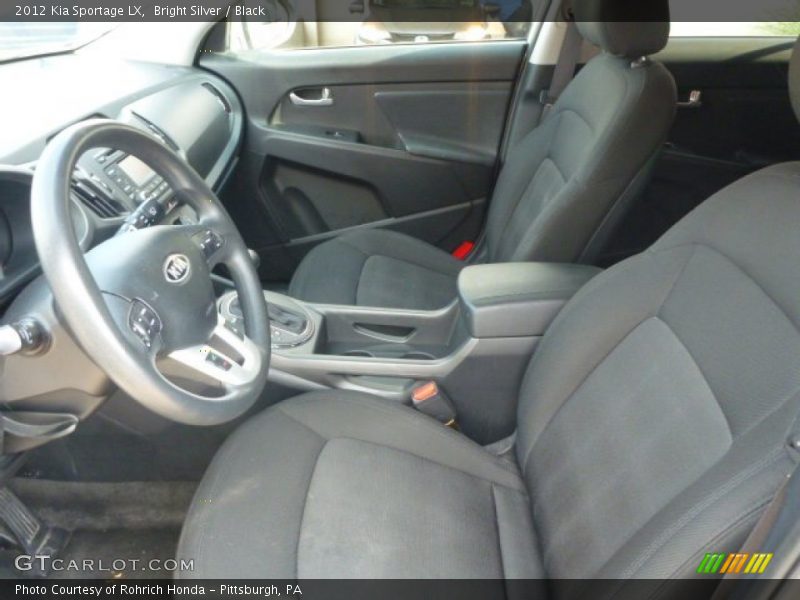 Bright Silver / Black 2012 Kia Sportage LX