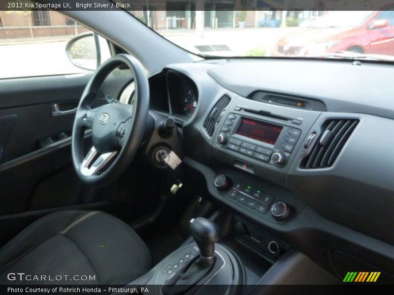 Bright Silver / Black 2012 Kia Sportage LX