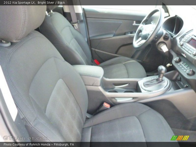 Bright Silver / Black 2012 Kia Sportage LX
