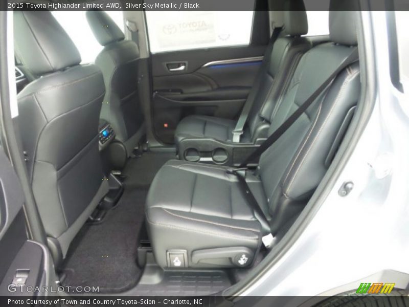 Silver Sky Metallic / Black 2015 Toyota Highlander Limited AWD